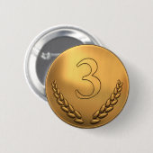 Uitreiking Bronze 3rd Place Ronde Button 5,7 Cm (Voorkant /achterkant)
