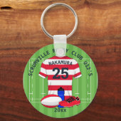 Uitreiking van de club ugby sleutelhanger (Voorkant)