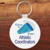 Uitroep voor Athletic Coordinators Sleutelhanger (Voorkant)