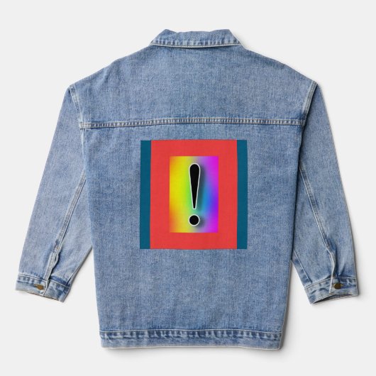 Uitroepteken! Denim Jacket (Achterkant)