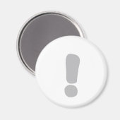 Uitroepteken! Magneet (Voorkant / Achterkant)