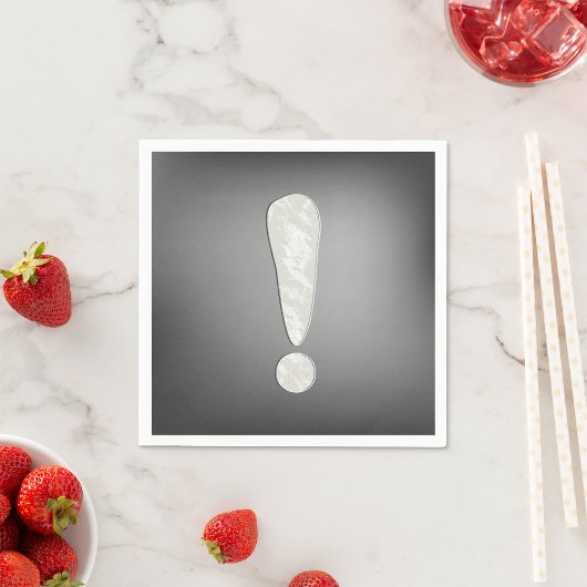 Uitroepteken Papieren servetten
