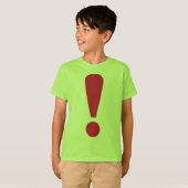 Uitroepteken T-shirt (Voorkant volledig)