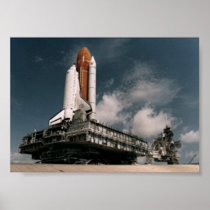 Uitrol van Space Shuttle Discovery (STS-70) Poster