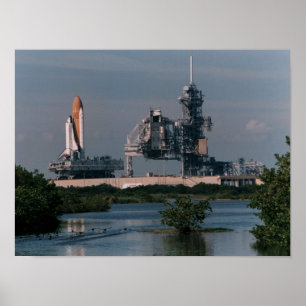Uitrol van Space Shuttle Endeavor (STS-72) Poster