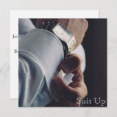 Uitrusten vrijgezellenfeest uitnodiging (Voorkant / Achterkant)