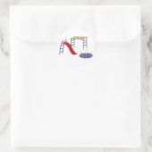 Uitrusting voor speelplaatsen ronde sticker (Tas)