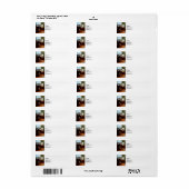 Uitslag en handdoek etiket (Full Sheet)