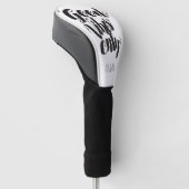 Uitsluitend gepersonaliseerde goede virussen golfheadcover (Schuin)