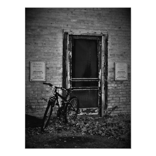"UITSLUITEND TENANTS" FOTO AFDRUK (Voorkant)