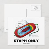 Uitsluitend voor gebruik in de stapel (Bacteria He Briefkaart (Voorkant / Achterkant)