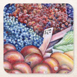 Uitsluitend voor geestelijke consumptie vierkante kartonnen onderzetter