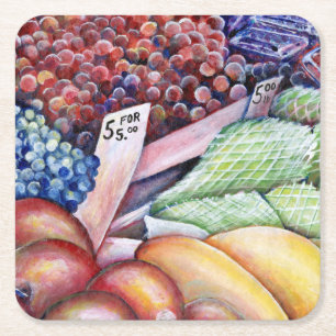 Uitsluitend voor geestelijke consumptie vierkante kartonnen onderzetter