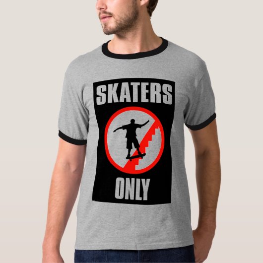 Uitsluitend voor Skaters T T-shirt (Voorkant)