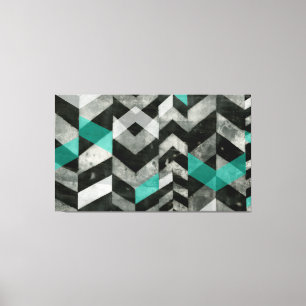 Uitsluiting Chevron II Canvas Afdruk