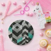 Uitsluiting Chevron II Papieren Bordje (Feest)