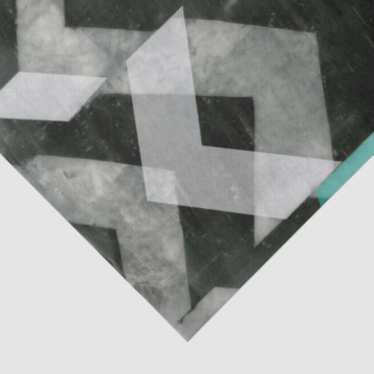 Uitsluiting Chevron II Tissuepapier (Detail)