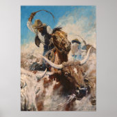 Uitsluiting door Newell Convers Wyeth Poster (Voorkant)