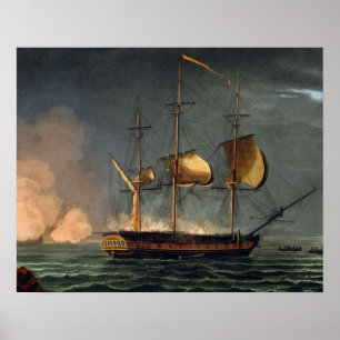 Uitsluiting van de Hermione van de haven van Po Poster
