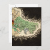 Uitsluiting van het Rijk van Kublai Khan 1294 AD Briefkaart (Voorkant / Achterkant)