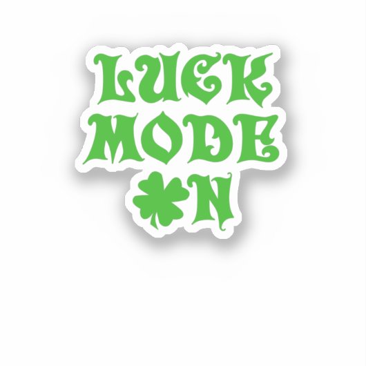Uitsluitingsmodus op Sticker (Voorkant)
