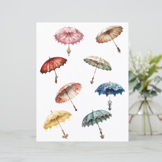 Uitsnede Rococo Parasol (Staand voorkant)