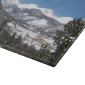 Uitsnijdplaat van het nationale park Rocky Mountai Snijplank (Hoek)