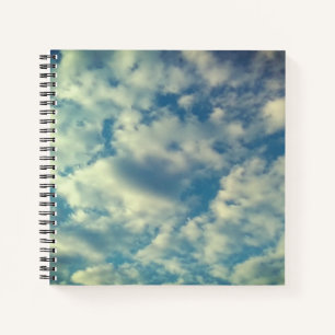 Uitspreide wolken notitieboek