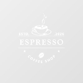 Uitstalraam statische kleving heldere sticker of c