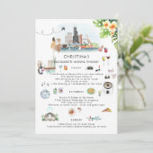 Uitstapje bruidsmeisjes | Chicago Kaart (Staand voorkant)