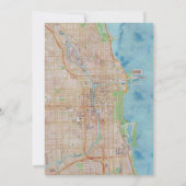 Uitstapje bruidsmeisjes | Chicago Kaart (Achterkant)