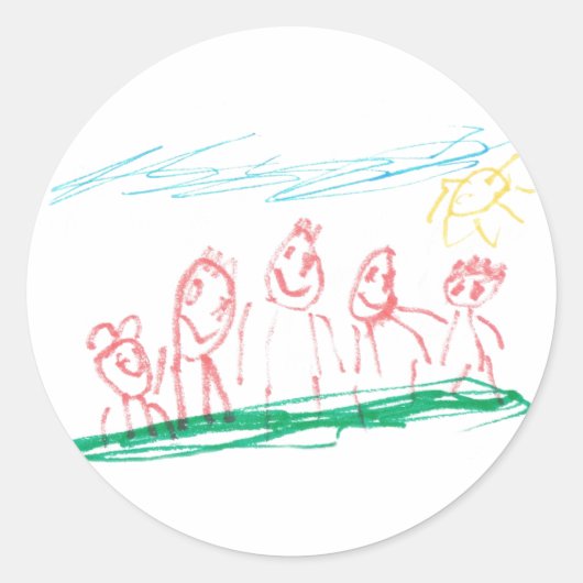 uitstapje ronde sticker (Voorkant)