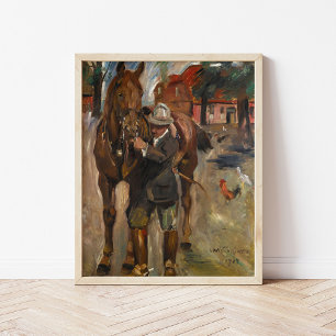 Uitstappen voor een Ride Lovis Corinth Poster