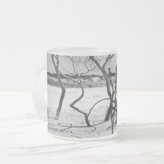 Uitsteken Matglas Koffiemok (Voorkant links)