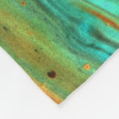 *~* Uitstekend Abstract uniek zwart blauw Sinaasap Fleece Deken (Hoek)