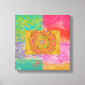 Uitstekend Aztec-ontwerp Canvas Afdruk (Voorkant)