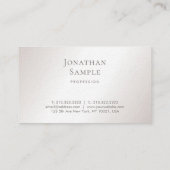 Uitstekend creatief minimalistisch design Moderne Visitekaartje (Achterkant)