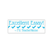 "Uitstekend Essay!" Tutor Feedback Rubber Stempel (Design)