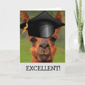 Uitstekend Llama-Afstuderen Kaart (Voorkant)