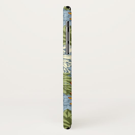 Uitstekend patroon met chrysanten Case-Mate iPhone case (Achterkant/links)