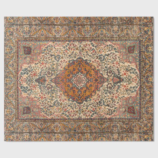 Uitstekend Perzisch tapijtpatroon Cadeaupapier (Vlak)