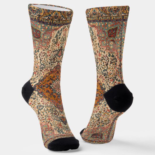 Uitstekend  Perzisch tapijtpatroon Sokken (Gebogen)