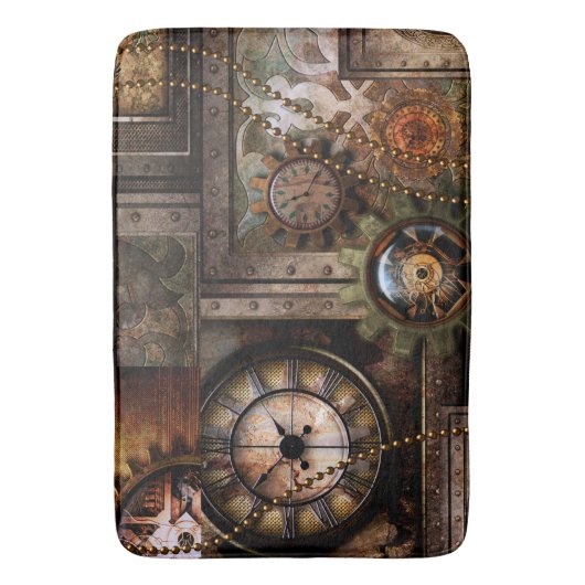 Uitstekend steampunkontwerp badmat (Voorkant Verticaal)