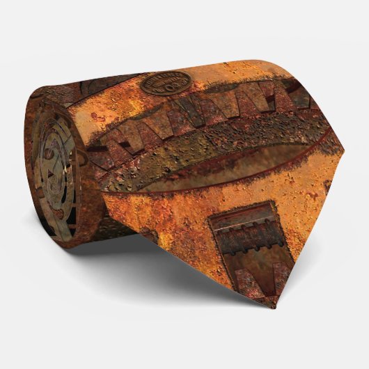 Uitstekend steampunkontwerp stropdas (Opgerold)