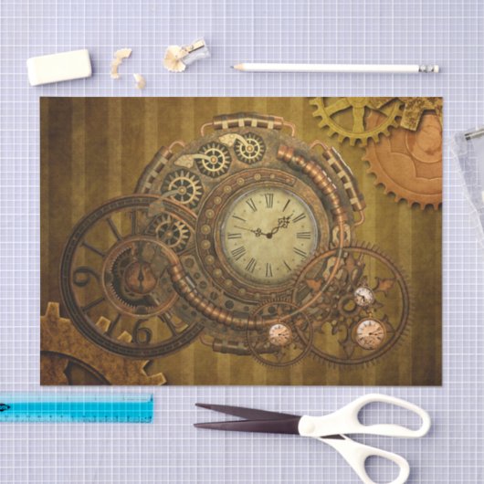 Uitstekend steampunkontwerp tissuepapier (Craft)