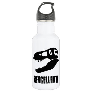 "Uitstekend!" T. rex Skull Waterfles