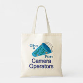 Uitstekend voor camera-operatoren tote bag (Achterkant)