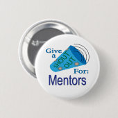 Uitstekend voor mentors ronde button 5,7 cm (Voorkant /achterkant)