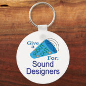 Uitstekend voor Sound Designers Sleutelhanger (Voorkant)