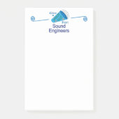 Uitstekend voor Sound Engineers Post-it® Notes (Voorkant)